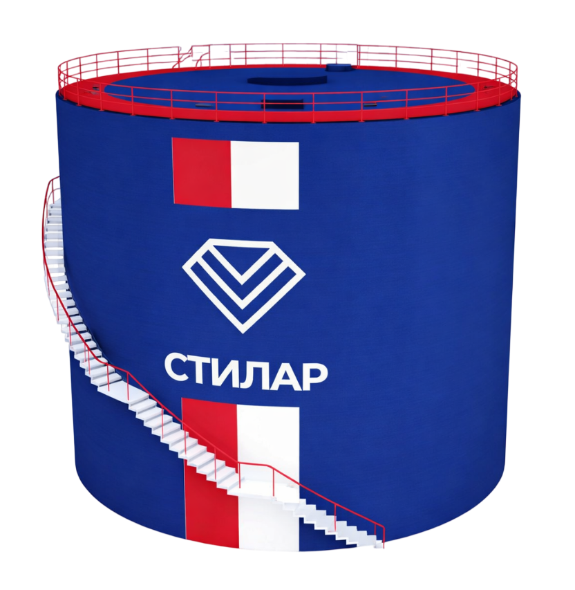 Цельносварной резервуар РВС для ГСМ 200 м³ от завода-производителя